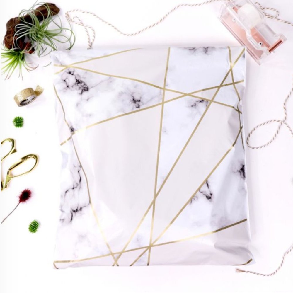 50 6x9 Marble Poly Mailers PRICE IS FIRM